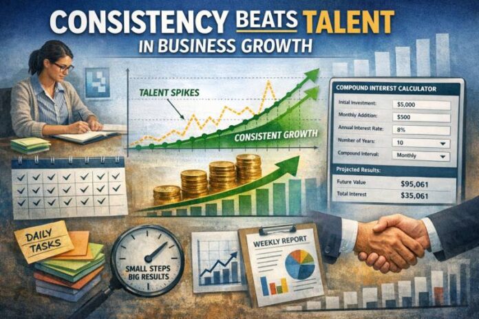 Consistency fosters growth in business